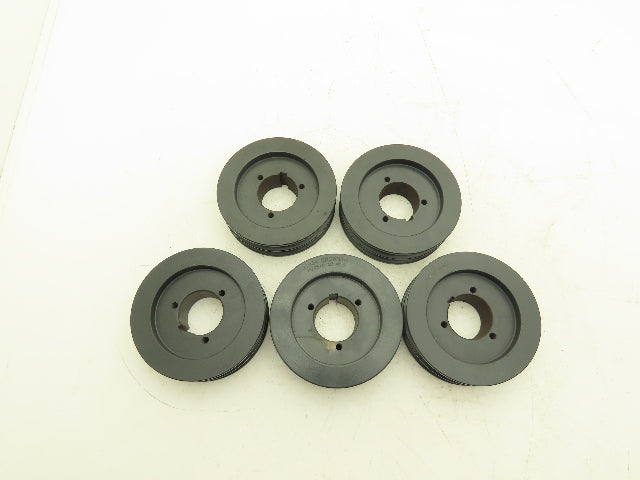 Browning 2TB54 5V, A, B V Belt Sheave 2 Groove 5-3/4" OD QD Bushed Lot of 5
