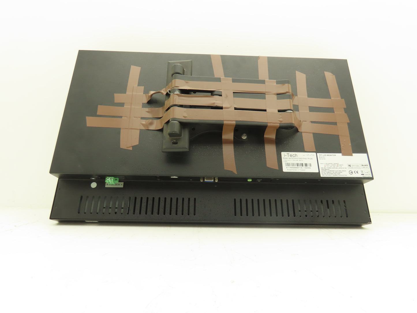 i-Tech ECHW2155D-FHD-TR-DC Industrial TFT LCD Display 21.5" 9-36vDC VGA 300 nits