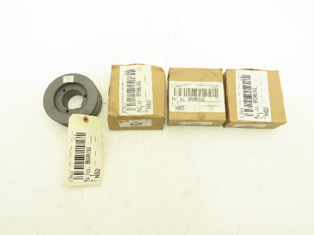 Browning 2TB46 Pully Sheave 2 Groove V-Belt Size A,B Taper Bushing P1 Lot of 4