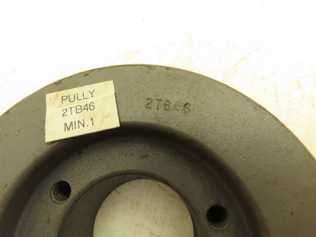 Browning 2TB46 Pully Sheave 2 Groove V-Belt Size A,B Taper Bushing P1 Lot of 4