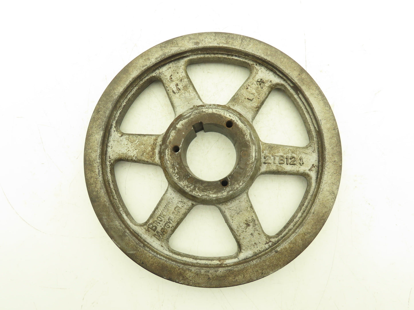 Browning 2TB124 Pully Sheave 2 Groove V-Belt Size A,B Split Taper Bushing Q1