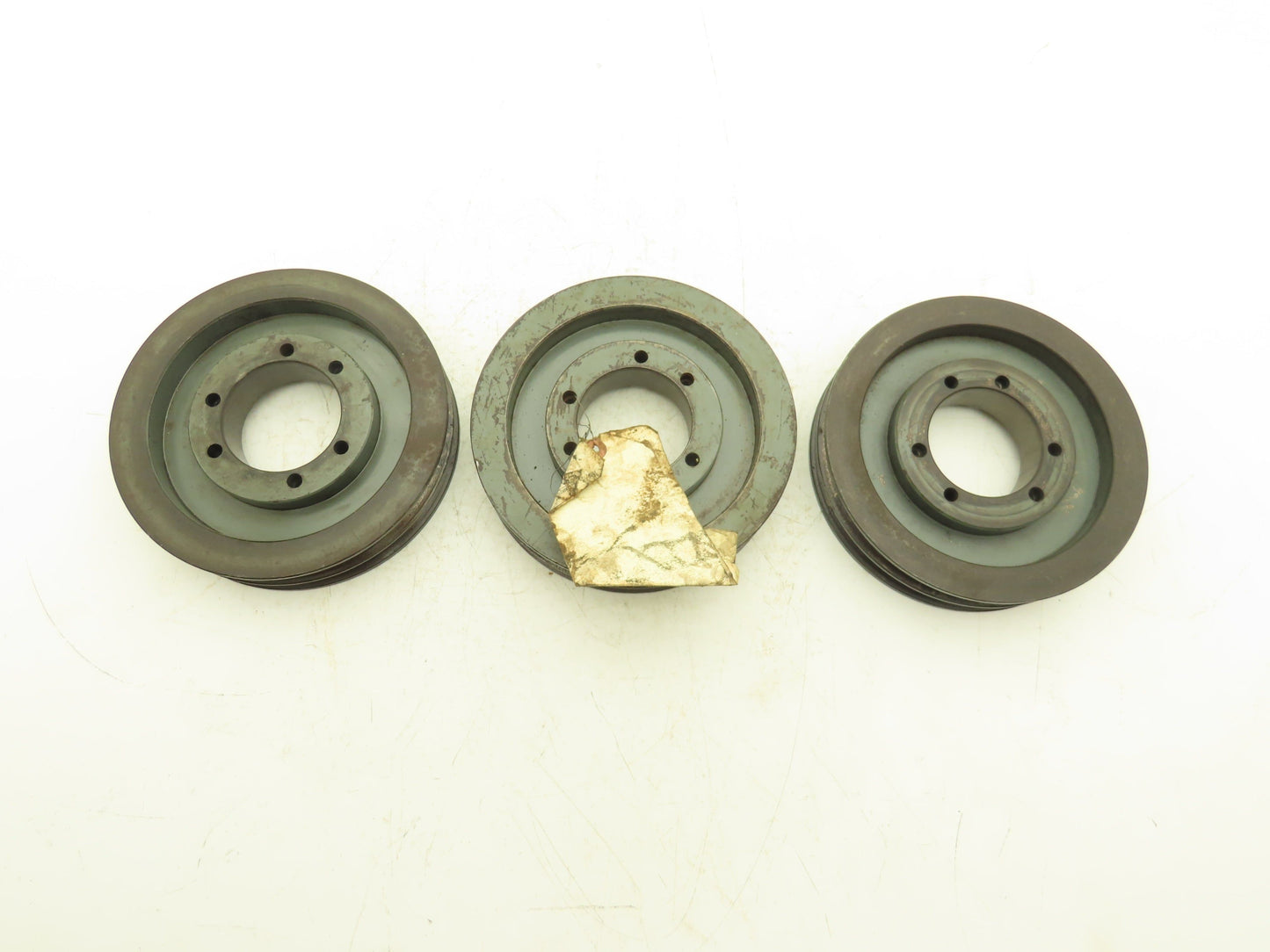 TB Woods 2B 7.4 SK 2-Groove A,B-Belt Pulley Sheave SK Bushed 7.75" OD Lot of 3
