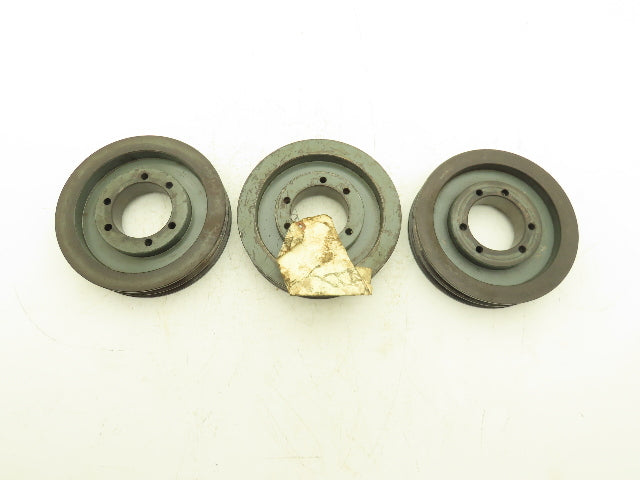 TB Woods 2B 7.4 SK 2-Groove A,B-Belt Pulley Sheave SK Bushed 7.75" OD Lot of 3
