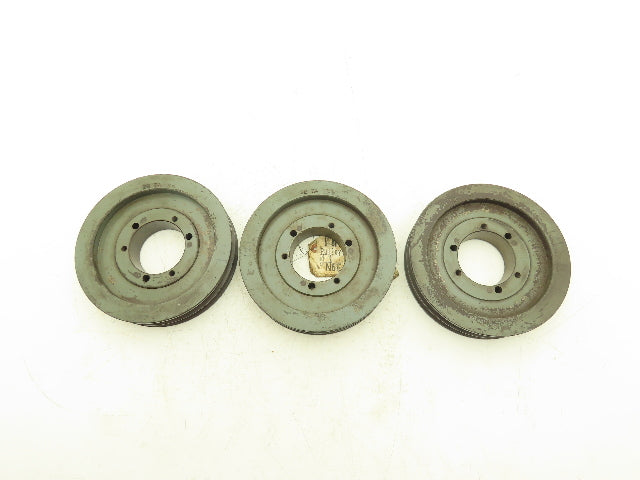 TB Woods 2B 7.4 SK 2-Groove A,B-Belt Pulley Sheave SK Bushed 7.75" OD Lot of 3
