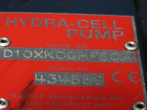 Mazak 730-5X MP Spindle Milling Machine Coolant Pump Hydra Cell Filtering Unit