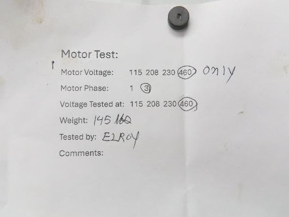 GE Tri-Clad 5K6226XH23A Vertical Pump Motor 5Hp 1750 RPM 460V 3PH 213TP10 Frame