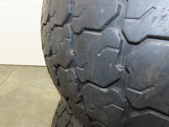 Galaxy 22.5LLx16.1 Turf Special Tractor Tires 6 Ply 8 Lug John Deere 5400 Set