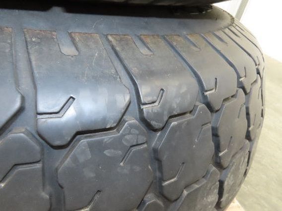 Galaxy 22.5LLx16.1 Turf Special Tractor Tires 6 Ply 8 Lug John Deere 5400 Set