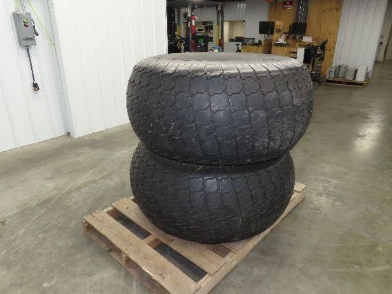 Galaxy 22.5LLx16.1 Turf Special Tractor Tires 6 Ply 8 Lug John Deere 5400 Set