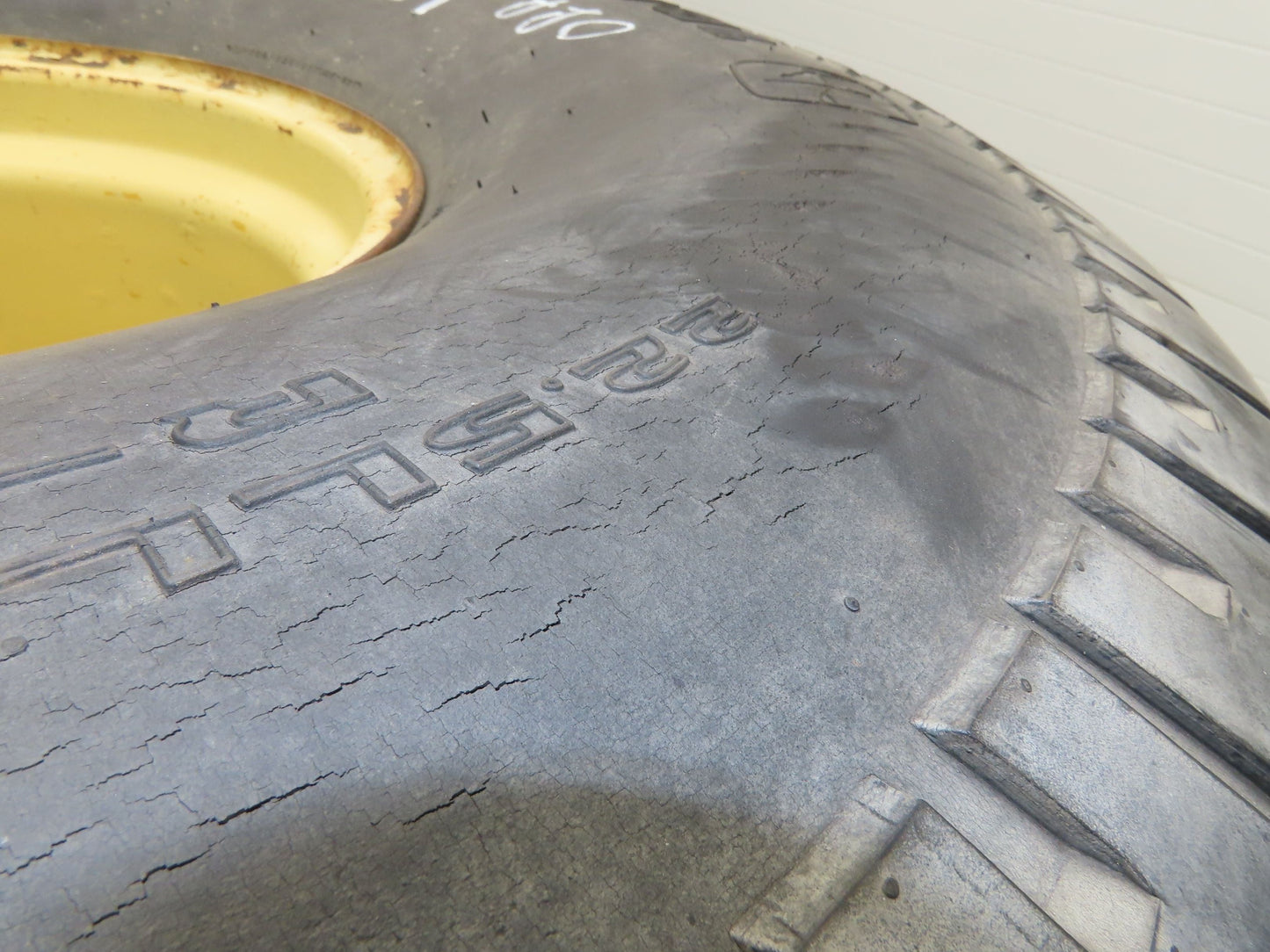 Galaxy 22.5LLx16.1 Turf Special Tractor Tires 6 Ply 8 Lug John Deere 5400 Set