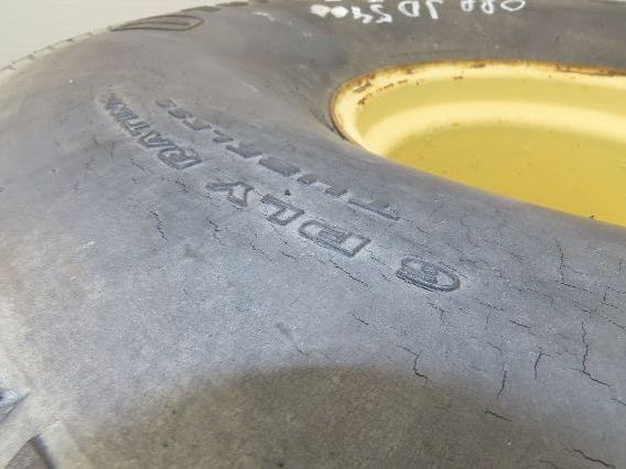 Galaxy 22.5LLx16.1 Turf Special Tractor Tires 6 Ply 8 Lug John Deere 5400 Set