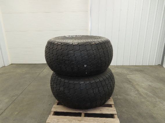 Galaxy 22.5LLx16.1 Turf Special Tractor Tires 6 Ply 8 Lug John Deere 5400 Set