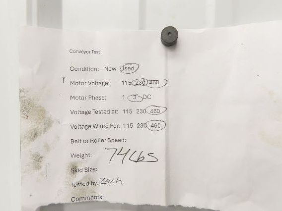 Hytrol 4AC-30-1-RH Conveyor Drive Gearmotor 30:1 Gearbox 1Hp 460V 3PH 56C 58rpm