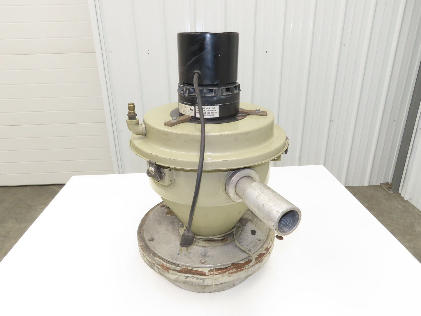 Conair Dustbeater Vacuum Receiver Loader 12" Hopper 115V Motor