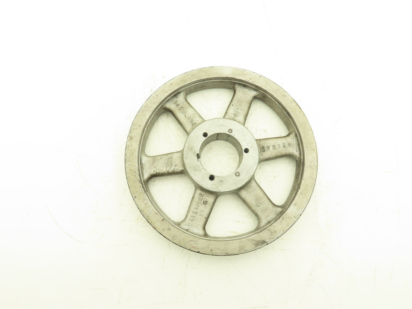 Browning 2TB124 Pully Sheave 2 Groove V-Belt Size A,B Split Taper Bushing Q1