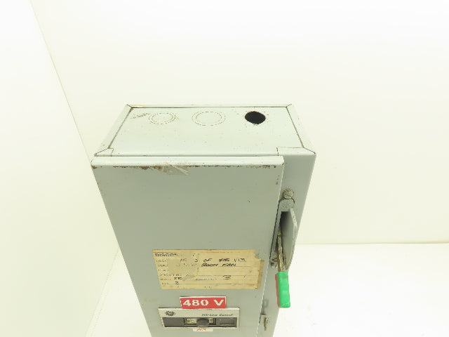 General Electric CR308C1***DAA Combination Motor Starter NEMA 0 & 1 30A 600V