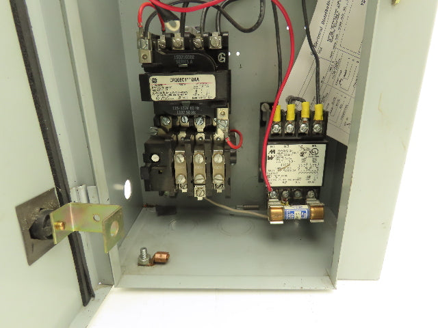 General Electric CR308C1***DAA Combination Motor Starter NEMA 0 & 1 30A 600V