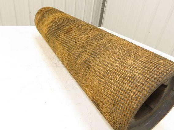 6"x 29" Lagged Grip-Top Conveyor Pulley Taper Bushed Bore