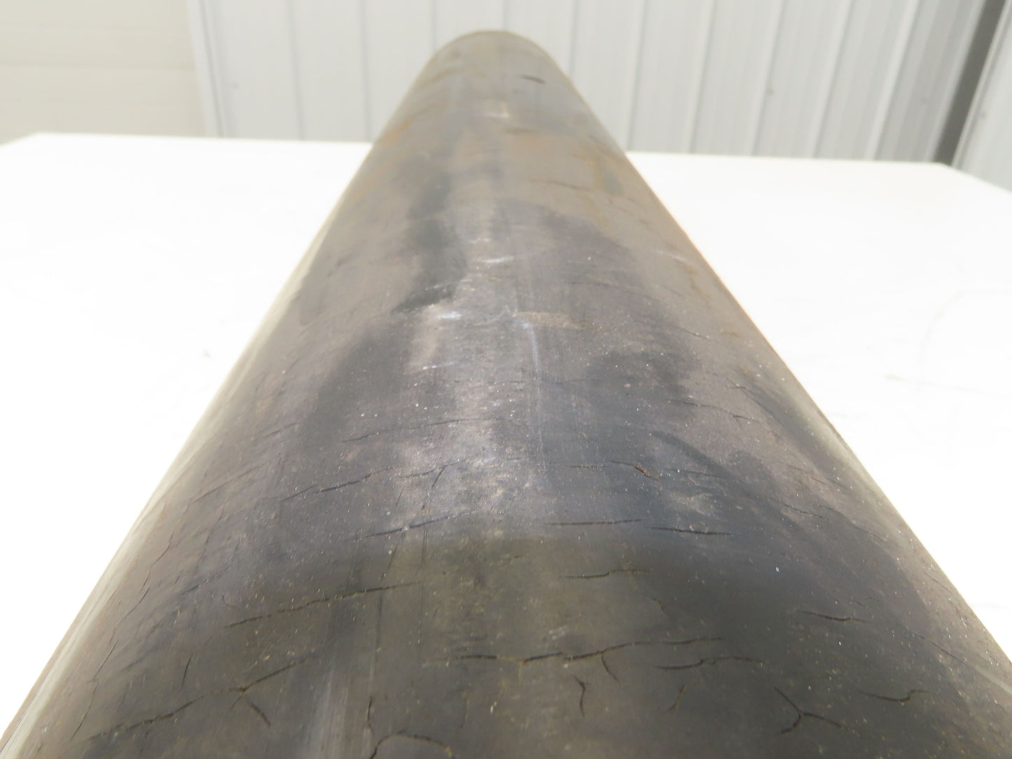 6"x 29"W Lagged Conveyor Pulley 1-7/16" Shaft Taper Bushed