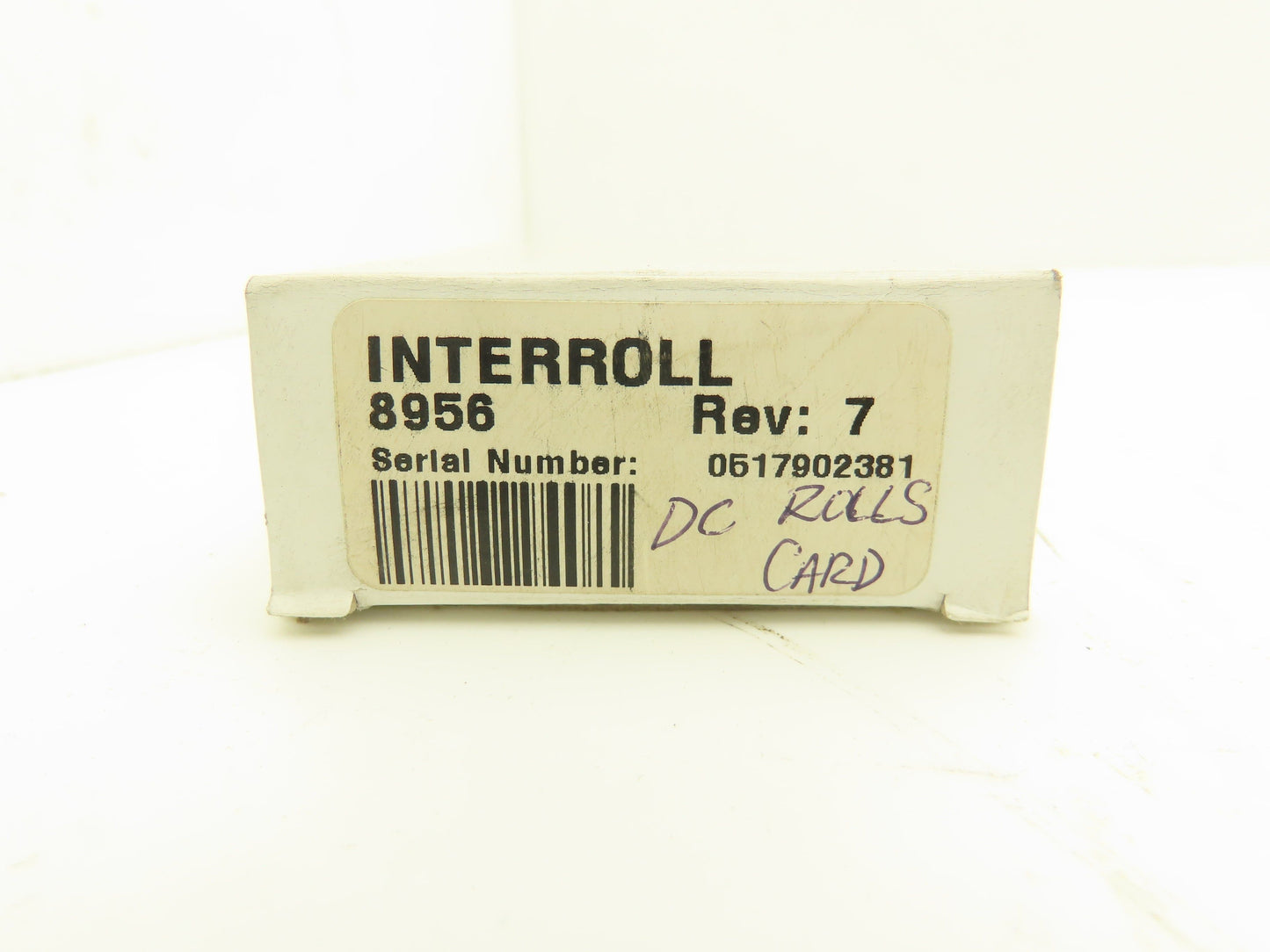 Interroll 8956 Conveyor Roller Drive Zone Control Card Module Rev 7 Lot of 2