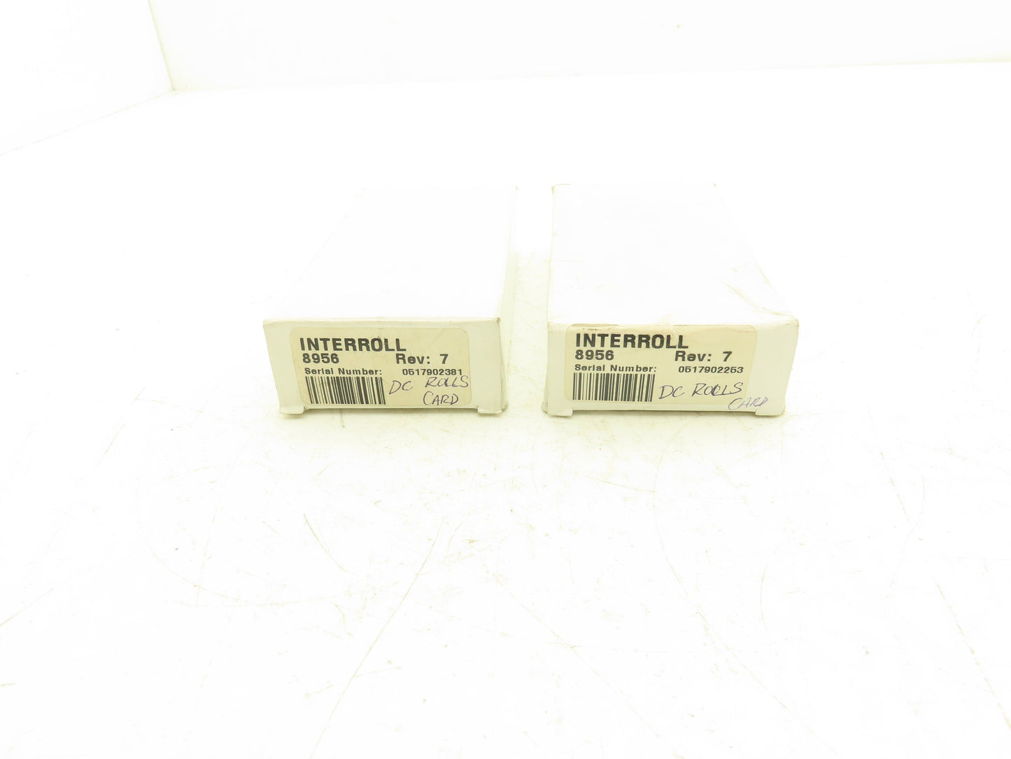 Interroll 8956 Conveyor Roller Drive Zone Control Card Module Rev 7 Lot of 2