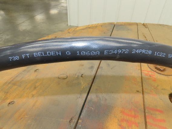 Belden G 1060A Multi-Conductor Wire 24PR/20AWG 300V Shielded Tray Cable 100'
