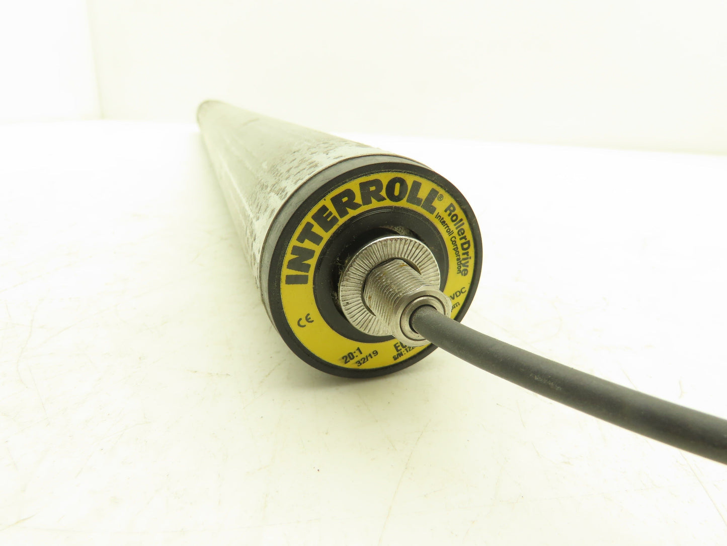 Interroll EC310 RollerDrive 1.9"x27" Motorized Conveyor Roller 24VDC 155fpm 20:1