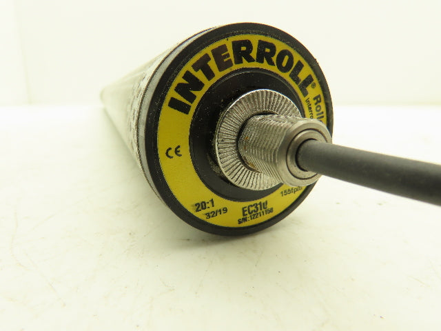 Interroll EC310 RollerDrive 1.9"x27" Motorized Conveyor Roller 24VDC 155fpm 20:1