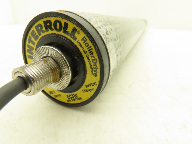 Interroll EC310 RollerDrive 1.9"x27" Motorized Conveyor Roller 24VDC 155fpm 20:1