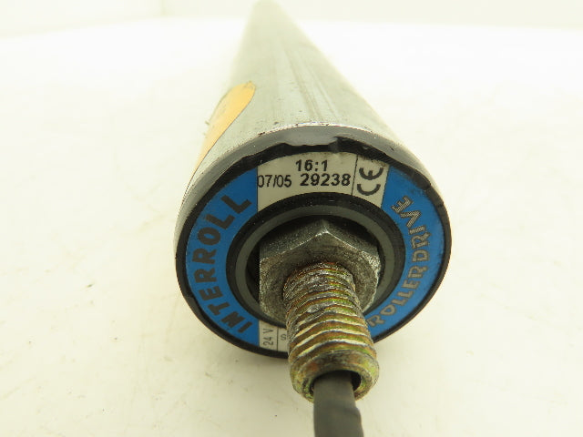 Interroll 29238 RollerDrive 1.9"x20" Motorized Conveyor Roller 24VDC 202fpm 16:1