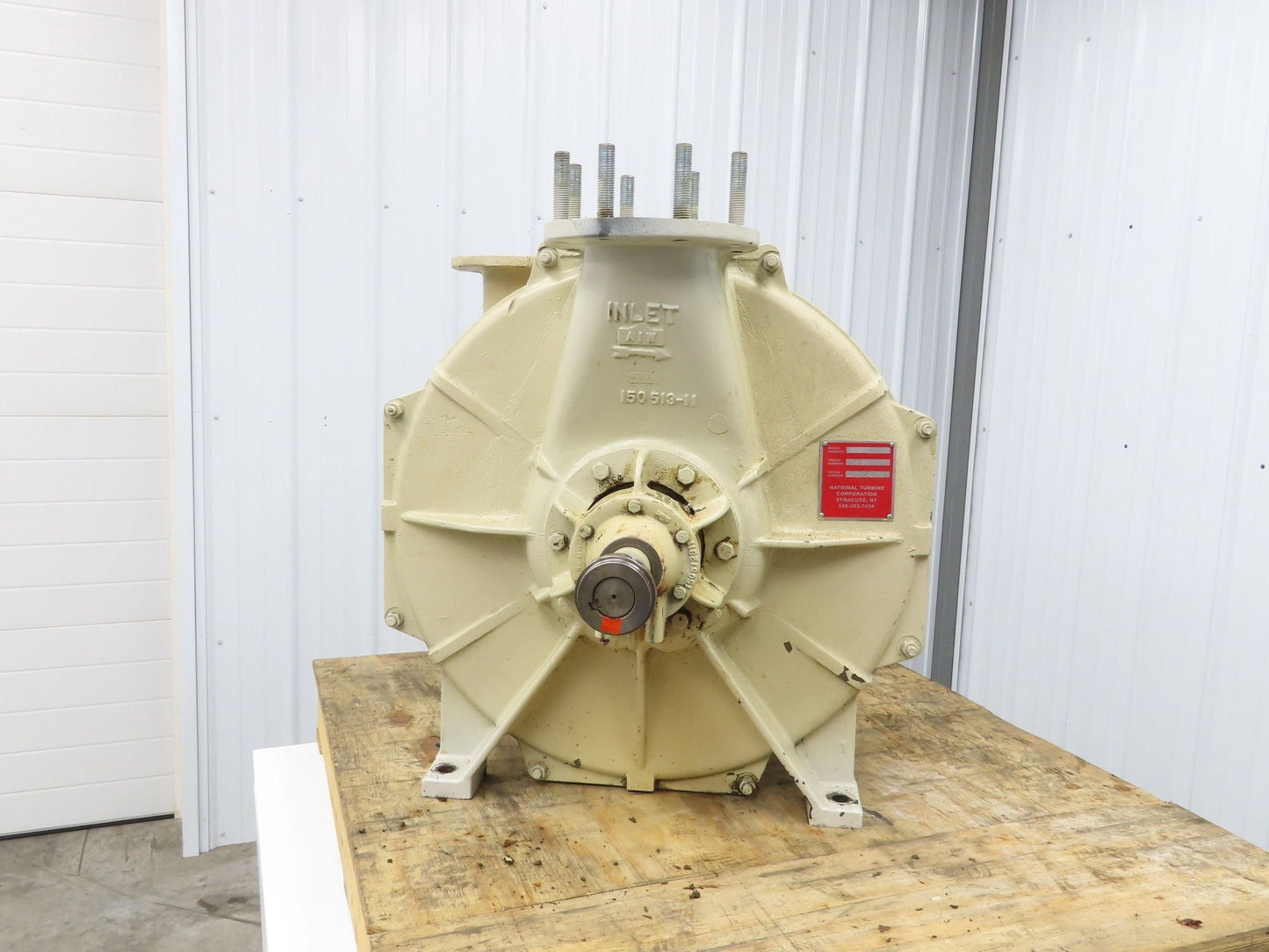 National Turbine 05206 Multistage Centrifugal Blower 6 Stage 5" Inlet