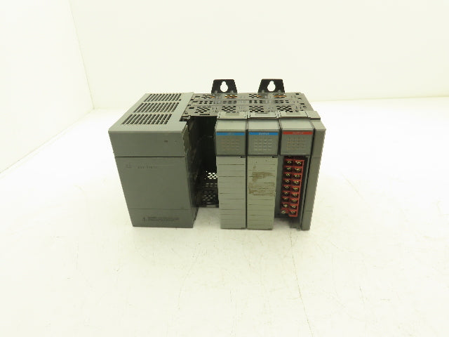 Allen Bradley 1746-A4 4-Slot Chassis Ser C Power Supply Input and Output Cards