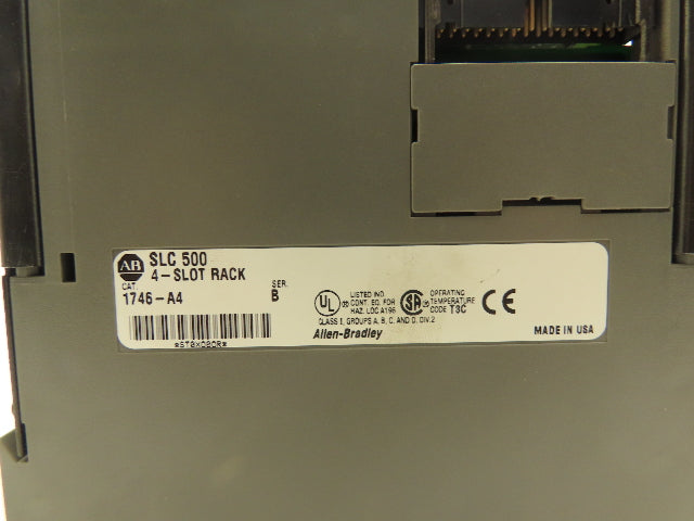 Allen Bradley 1746-A4 4-Slot Chassis Ser C Power Supply Input and Output Cards