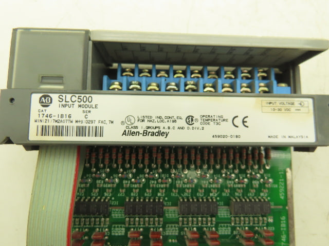 Allen Bradley 1746-A4 4-Slot Chassis Ser C Power Supply Input and Output Cards