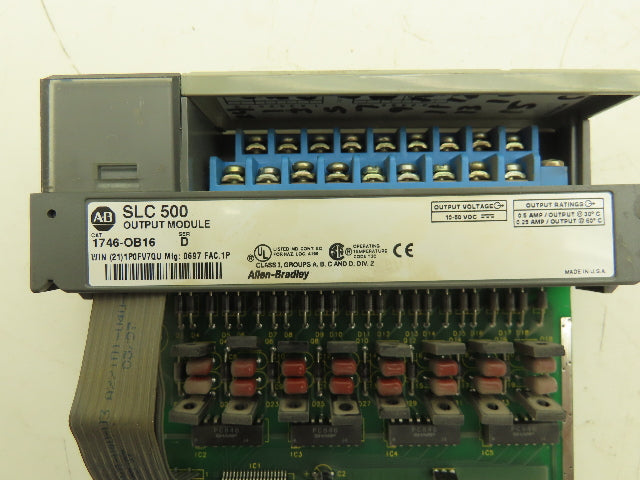 Allen Bradley 1746-A4 4-Slot Chassis Ser C Power Supply Input and Output Cards