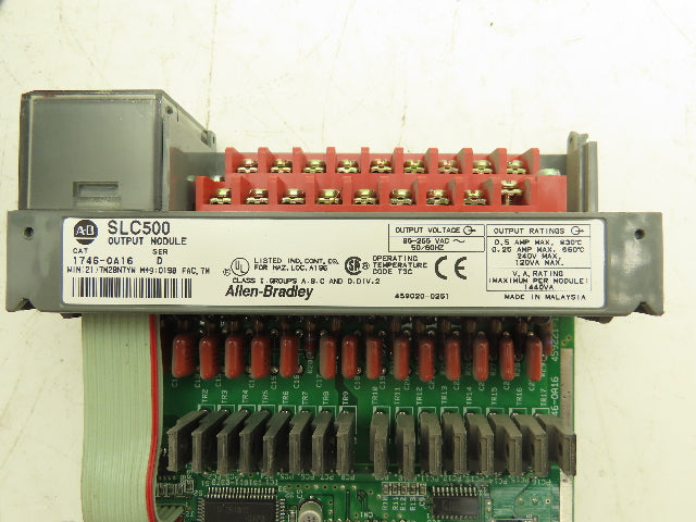Allen Bradley 1746-A4 4-Slot Chassis Ser C Power Supply Input and Output Cards