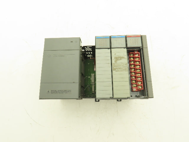 Allen Bradley 1746-A4 4-Slot Chassis Ser C Power Supply Input and Output Cards