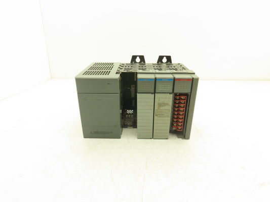 Allen Bradley 1746-A4 4-Slot Chassis Ser C Power Supply Input and Output Cards