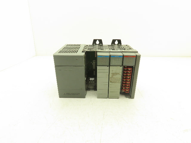 Allen Bradley 1746-A4 4-Slot Chassis Ser C Power Supply Input and Output Cards