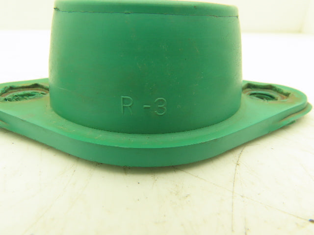 VMC R-3 Vibration Isolator Mount Green Neoprene 750Lb Load Lot of 4