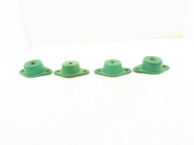 VMC R-3 Vibration Isolator Mount Green Neoprene 750Lb Load Lot of 4