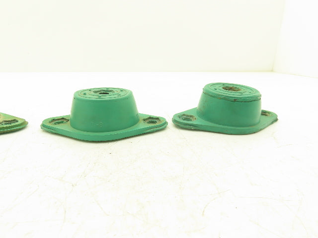 VMC R-3 Vibration Isolator Mount Green Neoprene 750Lb Load Lot of 4