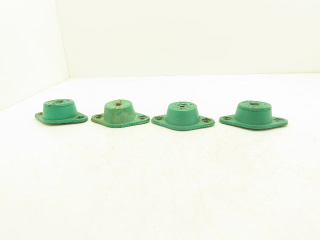 VMC R-3 Vibration Isolator Mount Green Neoprene 750Lb Load Lot of 4