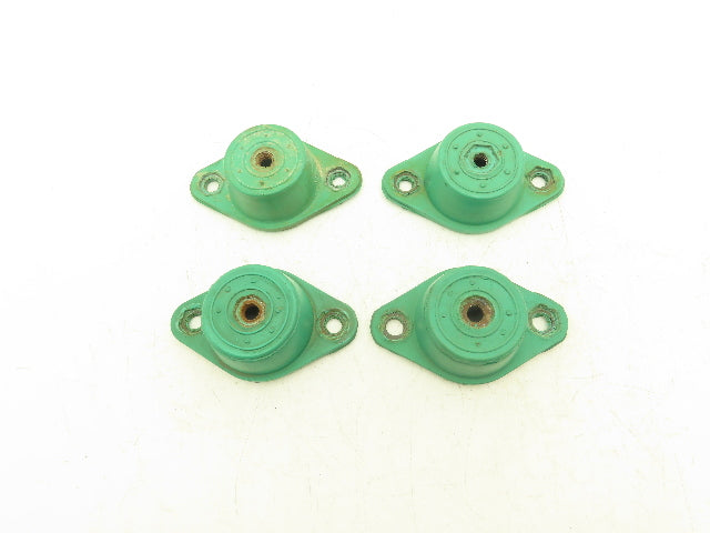 VMC R-3 Vibration Isolator Mount Green Neoprene 750Lb Load Lot of 4