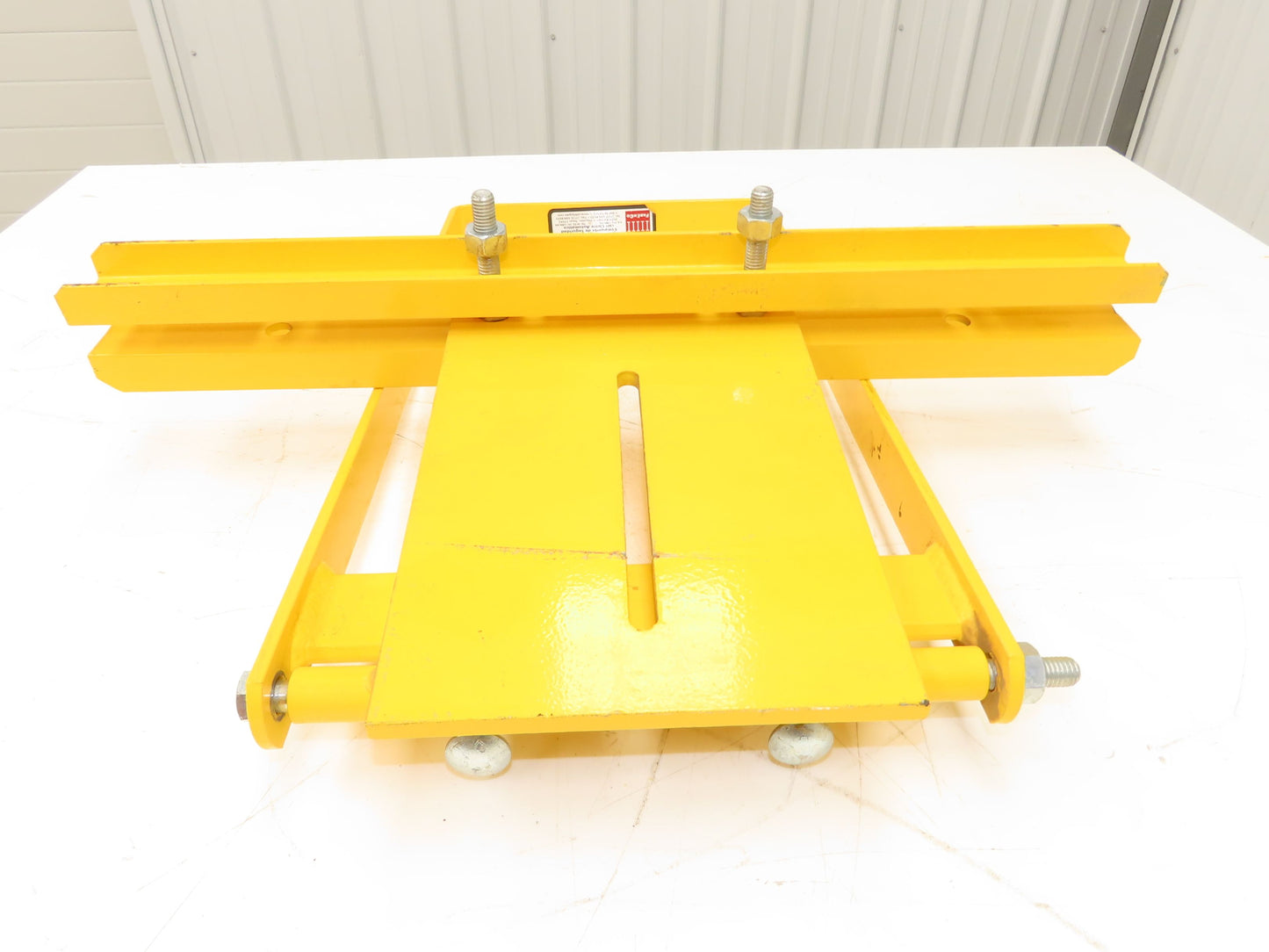 Fabenco A71-24PC 24" Self Closing Safety Gate Yellow 25-27.5" Opening