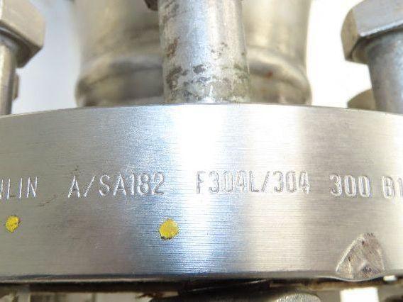 Enlin 304L Stainless Butt-Weld Concentric Pipe Reducer 4x3" Flanged Class 300