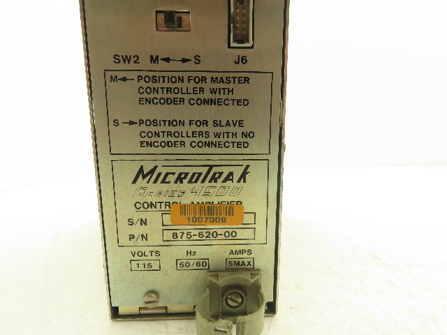 MicroTrak Series 9500 Printing Control Amplifier 115VAC 5A