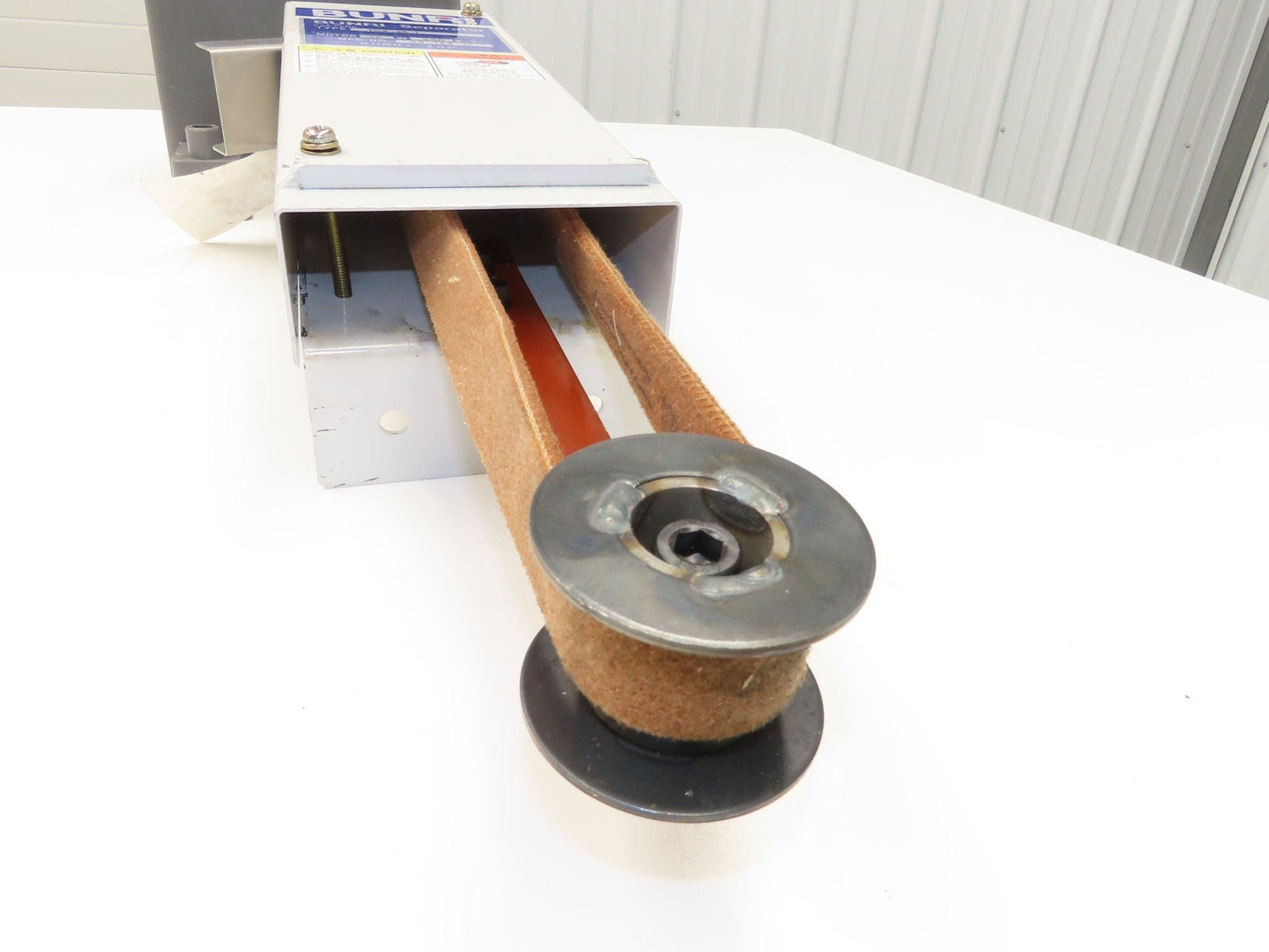 Bunri TOS-25-1 Separator Oil Skimmer 1" Wide Belt 8" Immersed 200V 3Ph Motor