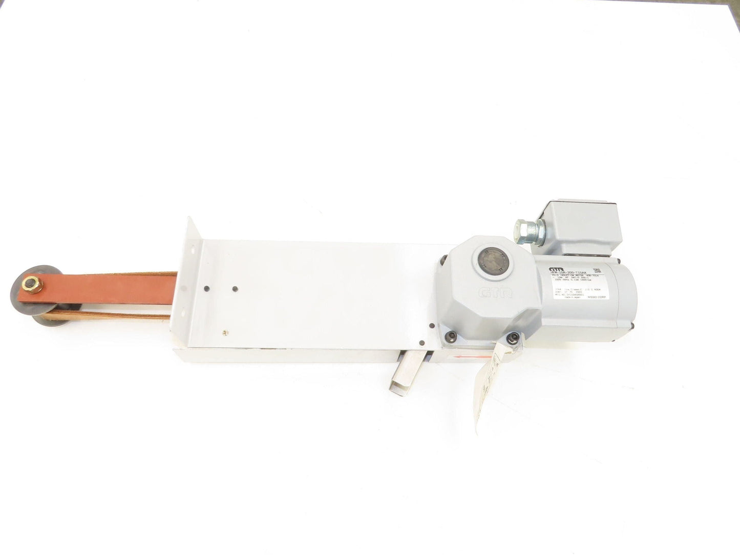 Bunri TOS-25-1 Separator Oil Skimmer 1" Wide Belt 8" Immersed 200V 3Ph Motor