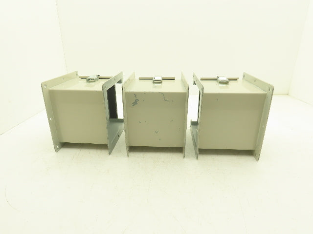 Hoffman F66L06 6"x6" Wireway Straight 6" Section Lay-in NEMA 12 Lot of 3